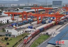 浙江首开至广西集装箱多式联运快速班列